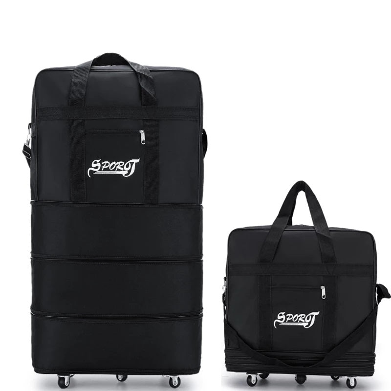 MEGA TRAVEL BAG (PLEGABLE, TAMAÑO AJUSTABLE)